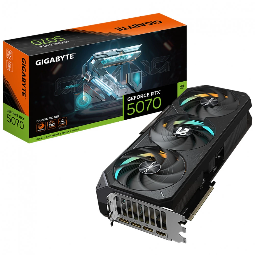 Видеокарта Gigabyte RTX5070Ti GAMING OC 16G GV-N507TGAMING OC-16GD 16 ГБ