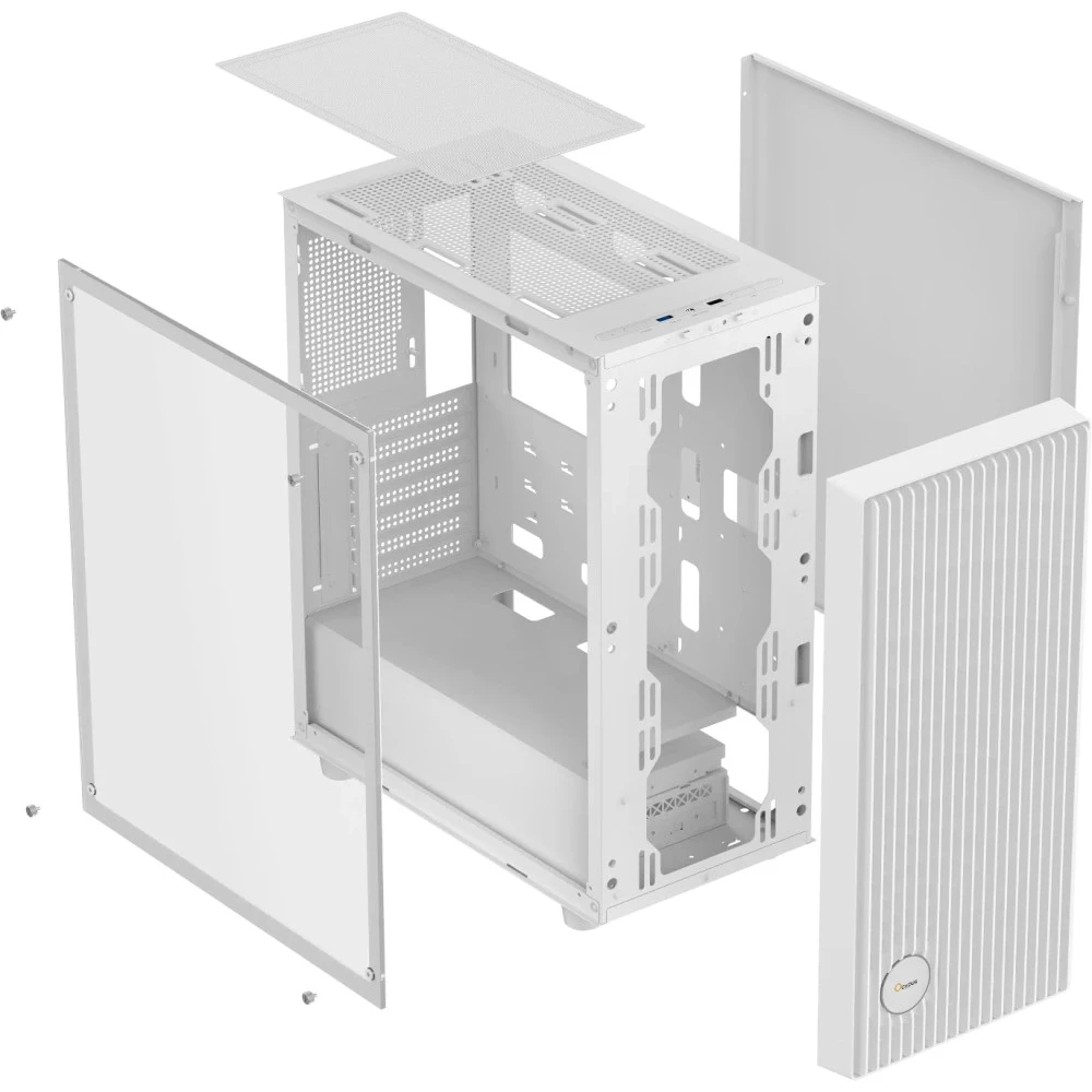 Корпус Ocypus Gamma C70 ARGB WHITE Gamma-C70-WHG400XX-GL Mid-Tower