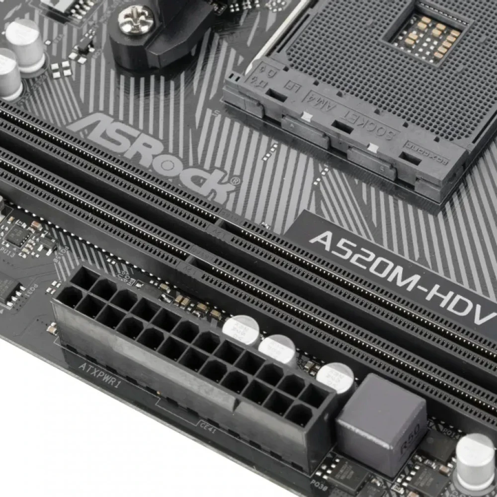 Материнская плата ASRock A520M-HDV A520M-HDV DDR4 Mini-ATX, AMD AM4