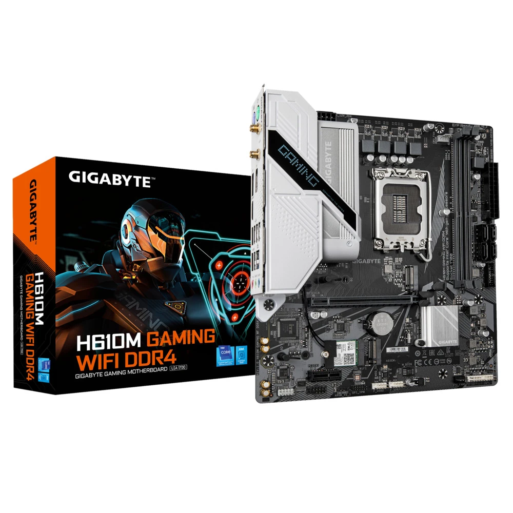 Материнская плата Gigabyte H610M GAMING WIFI DDR4 (rev. 1.0) Micro-ATX, LGA 1700
