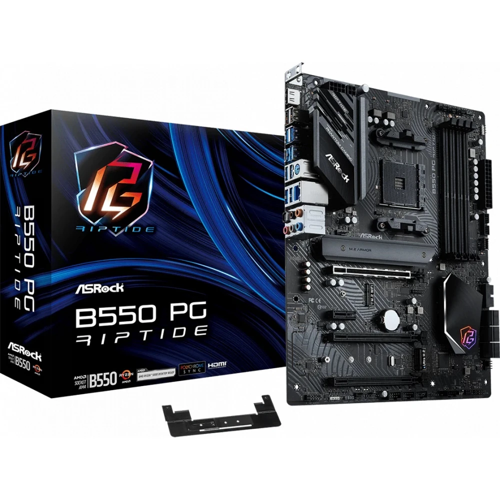 Материнская плата ASRock B550 PG Riptide DDR4 ATX, AMD AM4