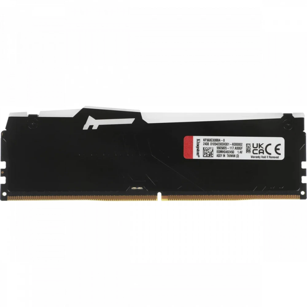ОЗУ Kingston Fury Beast XMP KF560C30BBA-8 DIMM, DDR5, 8 Гб, 6000 МГц