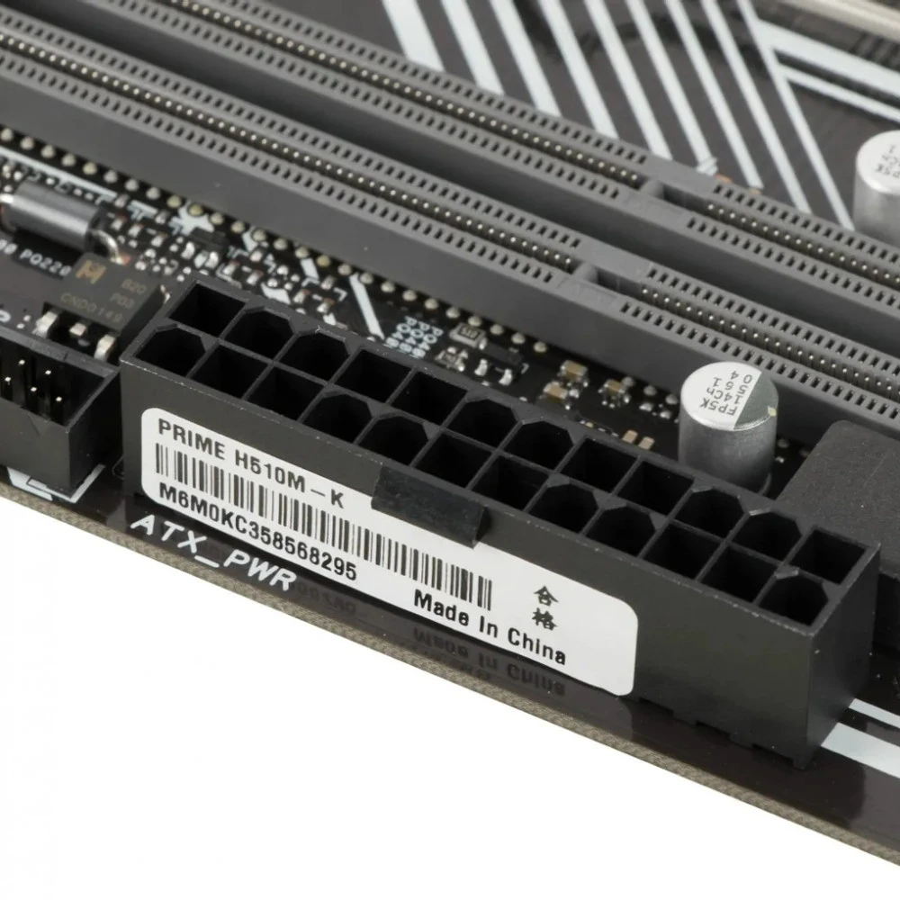 Материнская плата Asus Prime H510M-K DDR4 90MB17N0-M0EAY0 DDR4 Micro-ATX, LGA 1200