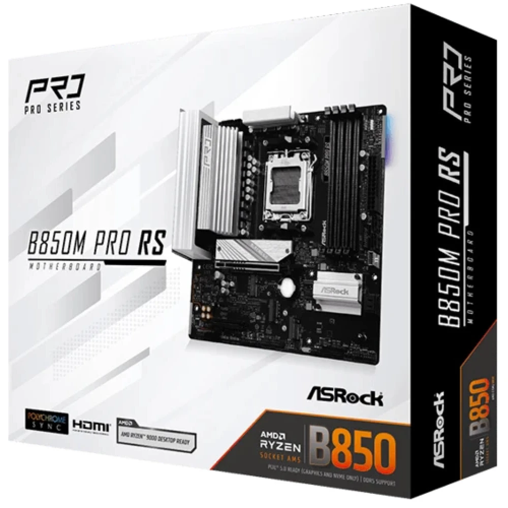 Материнская плата ASRock B850M PRO RS Micro-ATX, AMD AM5