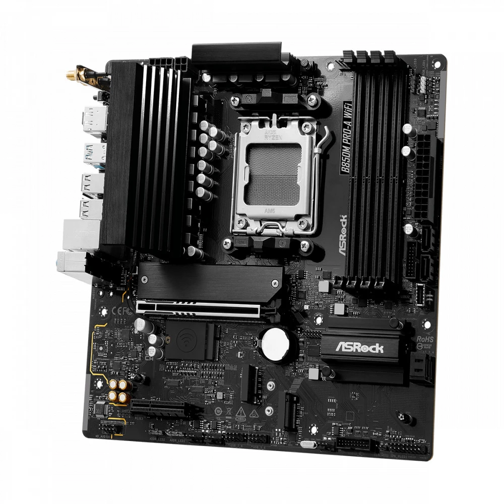 Материнская плата ASRock B850M PRO-A WIFI Micro-ATX, AMD AM5