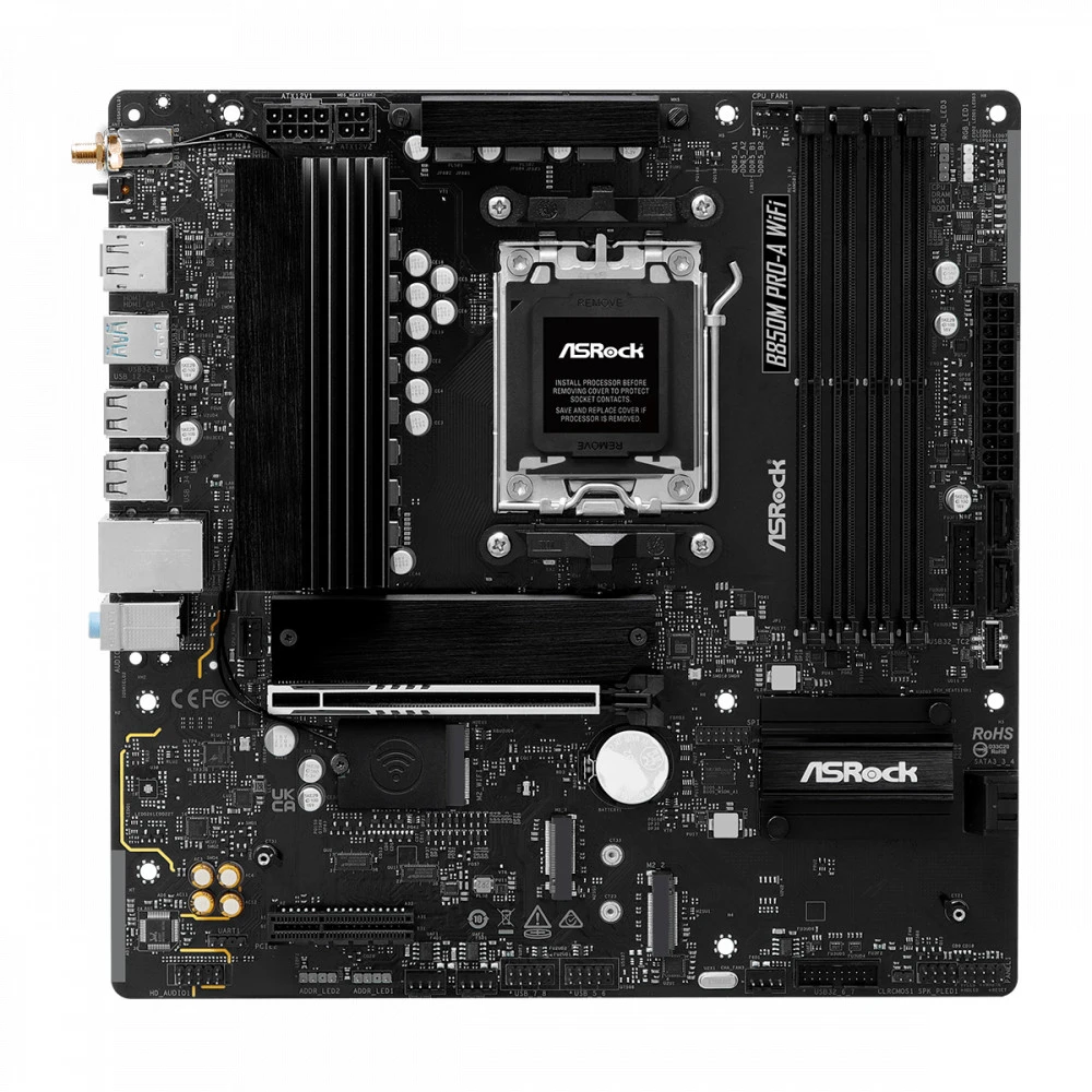 Материнская плата ASRock B850M PRO-A WIFI Micro-ATX, AMD AM5