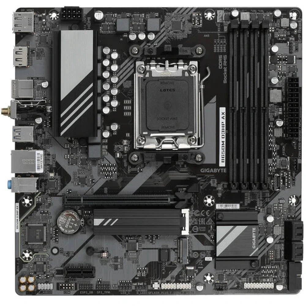 Материнская плата Gigabyte B650M D3HP AX B650M D3HP AX 1.0 Micro-ATX, AMD AM5