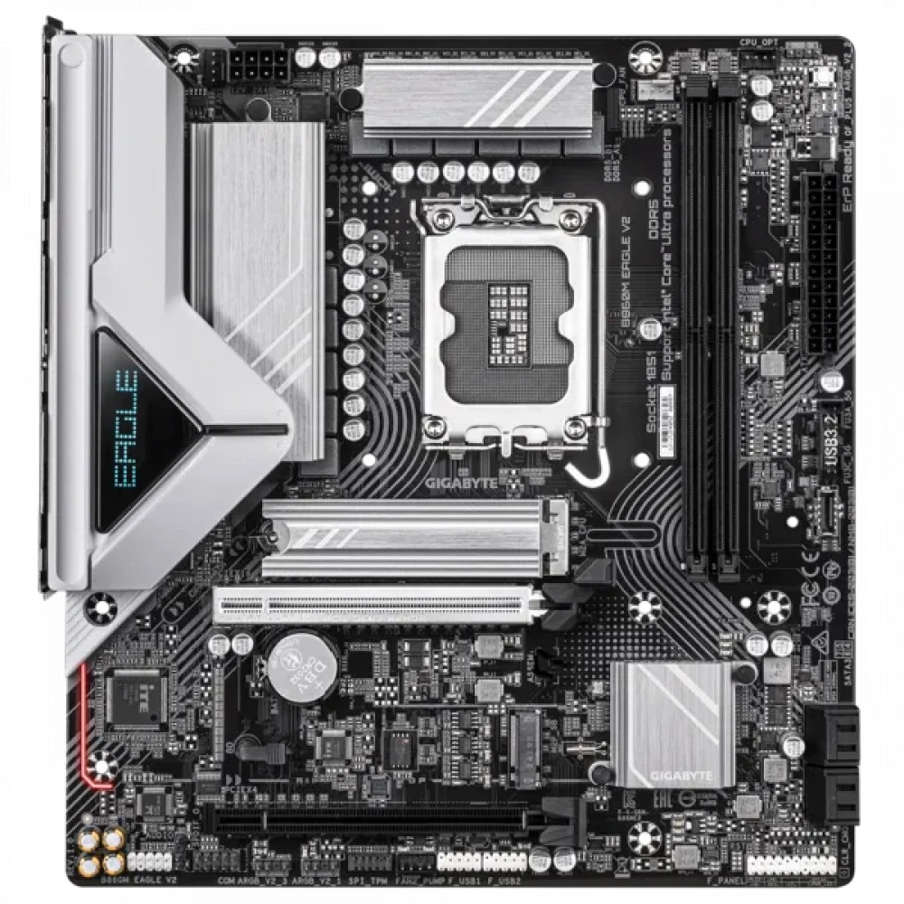 Материнская плата Gigabyte B860M EAGLE V2 Micro-ATX, LGA 1851