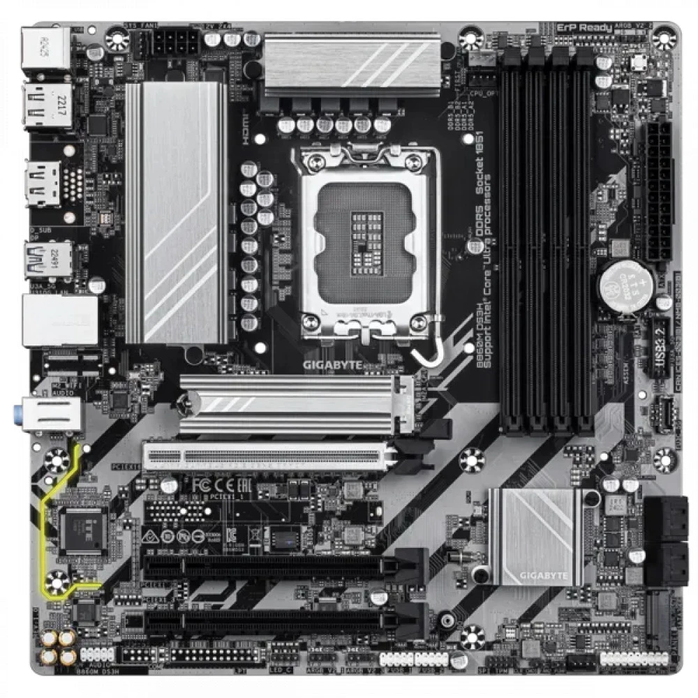 Материнская плата Gigabyte B860M DS3H B860M DS3H 1.0 Micro-ATX, LGA 1851