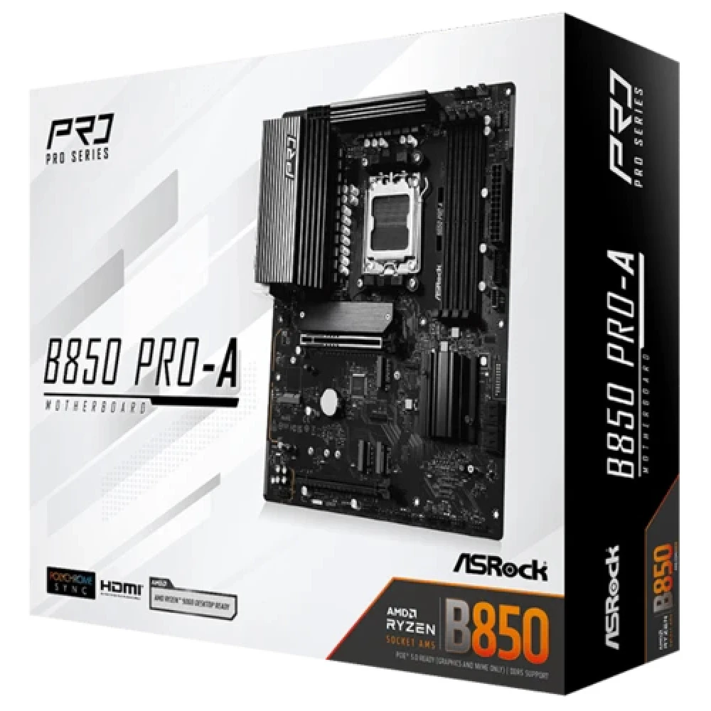 Материнская плата ASRock B850 PRO-A ATX, AMD AM5