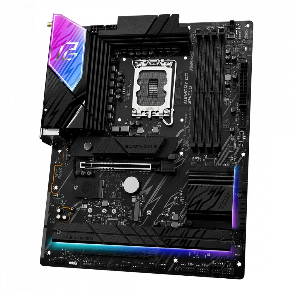 Материнская плата ASRock B860 LIGHTNING WIFI ATX, LGA 1851