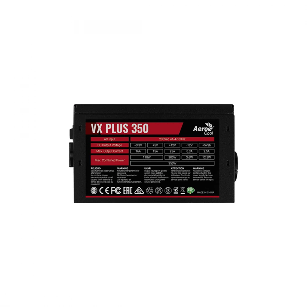 Блок питания Aerocool VX PLUS 350 350 Вт