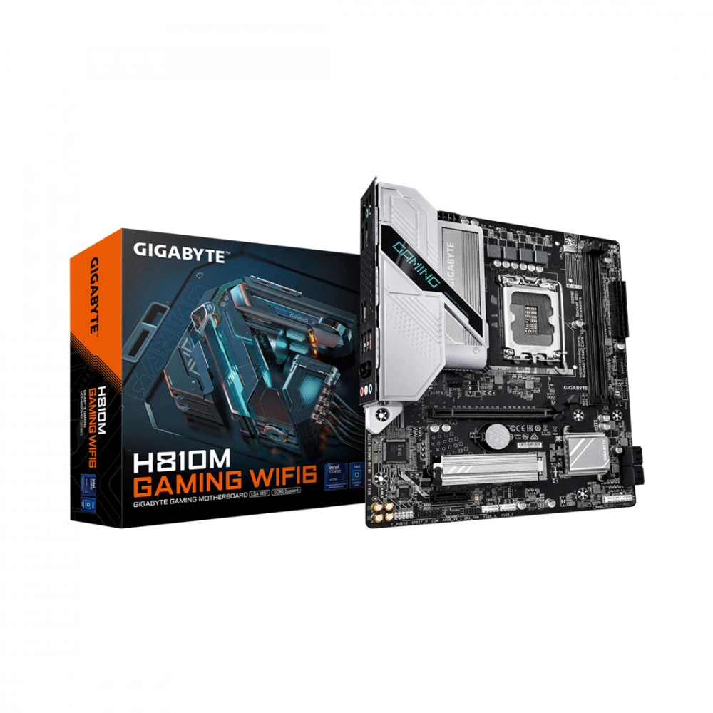 Материнская плата Gigabyte H810M GAMING WIFI6 Micro-ATX, LGA 1851