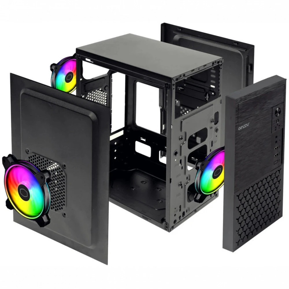 Корпус Ginzzu B410 Black Mini-Tower