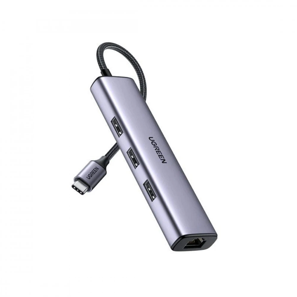 UGREEN CM475/60600, 3*USB3.0A, 1*RJ45