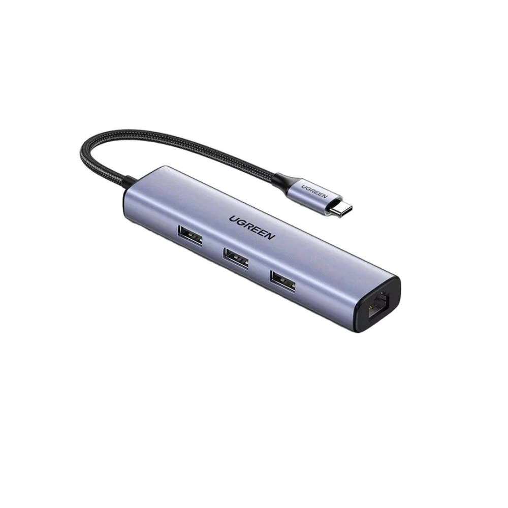 UGREEN CM475/60600, 3*USB3.0A, 1*RJ45
