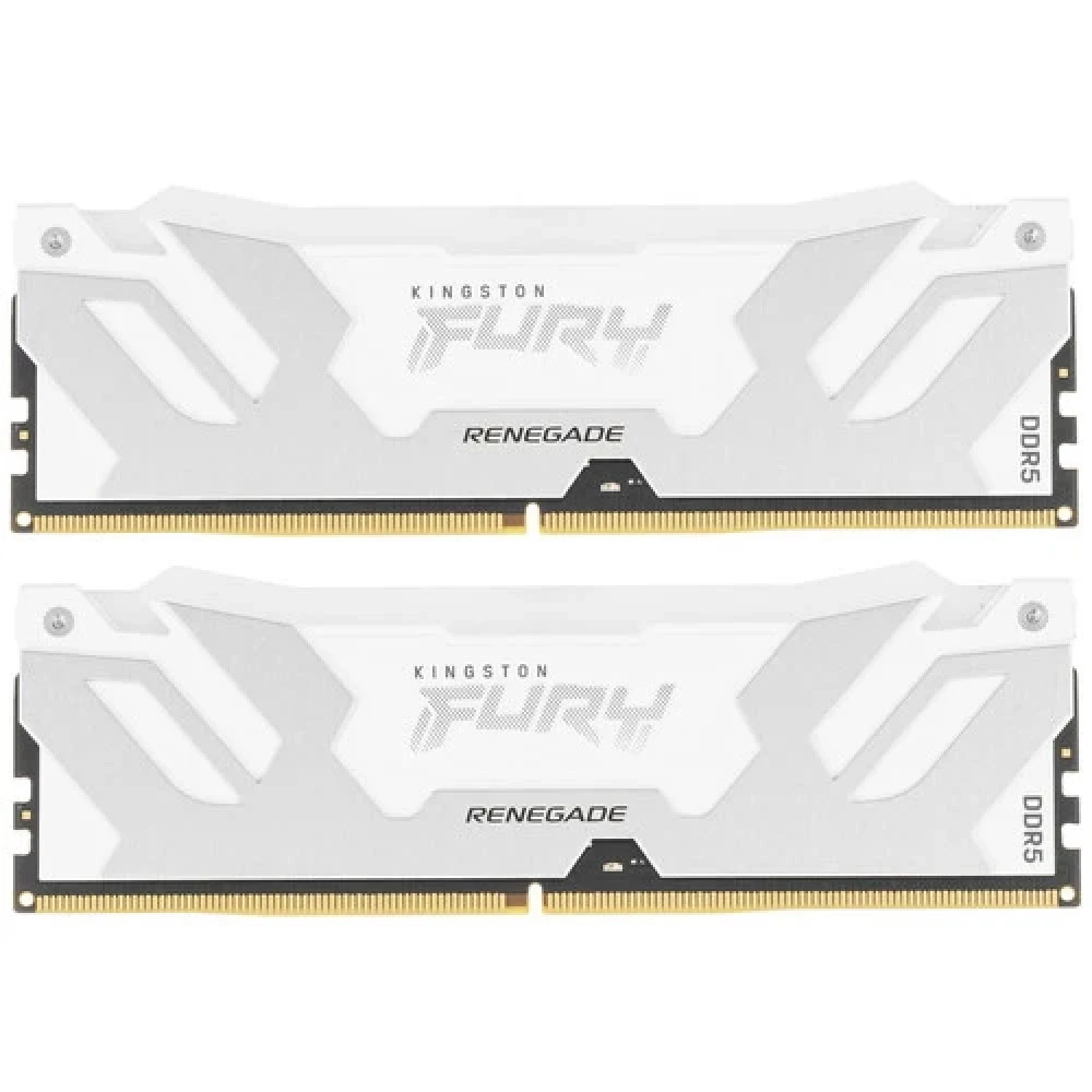 ОЗУ Kingston Fury Renegade White RGB KF568C36RWAK2-32 DDR5, 32 Гб (2 х 16 Гб), 6800 МГц