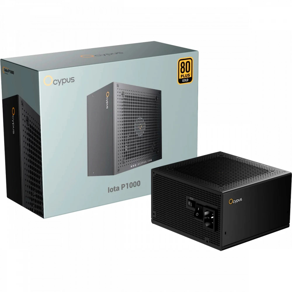 Блок питания Ocypus Iota P1000 1000W Black Iota-P1000-G1FFBK024X-EU 1000 Вт, 80+ Gold