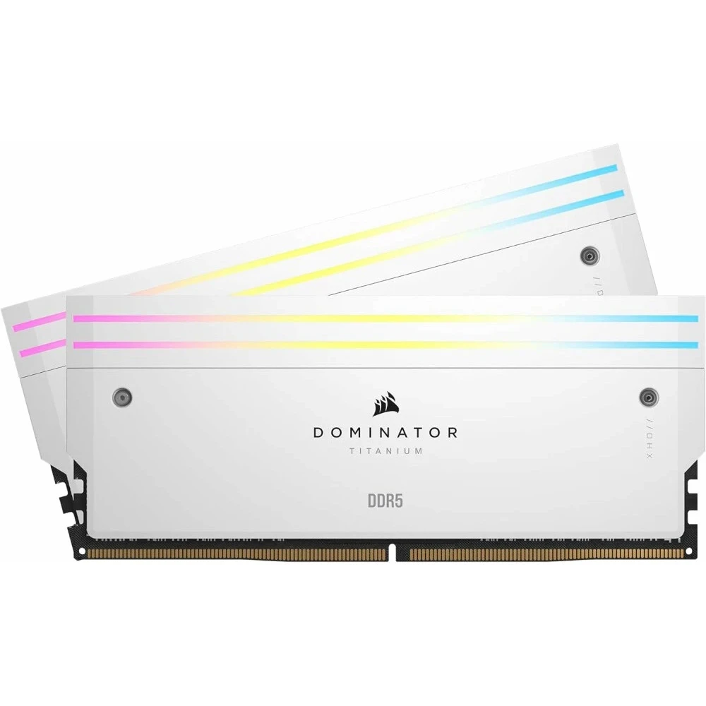 ОЗУ Corsair Dominator Titanium RGB CMP32GX5M2X7200C34W DIMM, DDR5, 32 Гб (2 х 16 Гб), 7200 МГц