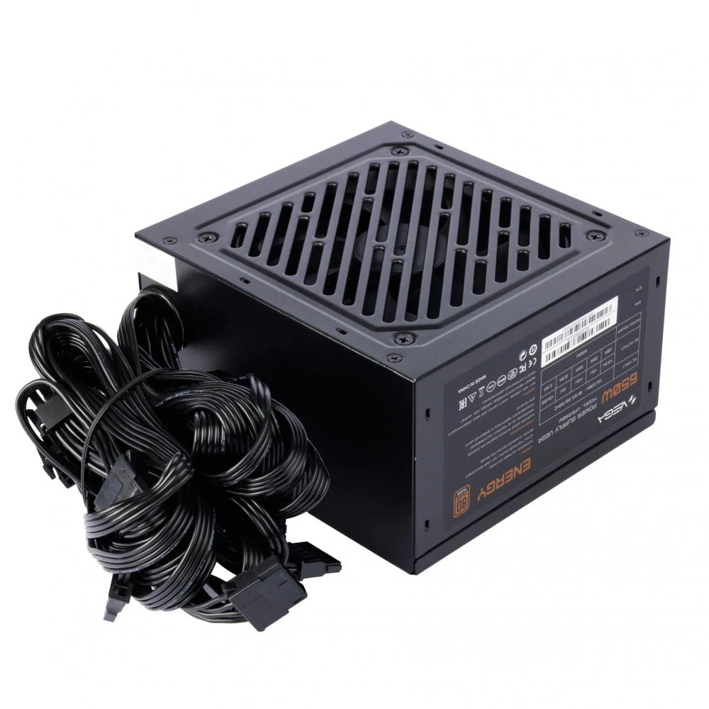 Блок питания VEGA VPS-650W 650 Вт, 80+ Bronze