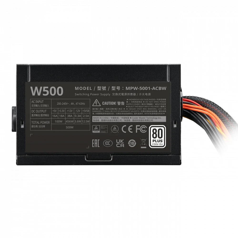 Блок питания Cooler Master MPW-5001-ACBW-B 500 Вт, 80+
