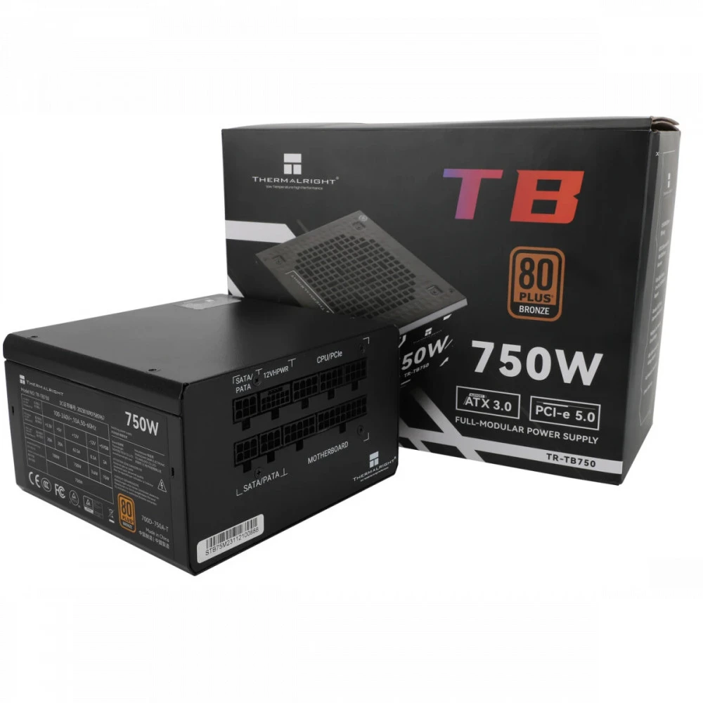 Блок питания Thermalright TR-TB750 750 Вт, 80+ Bronze