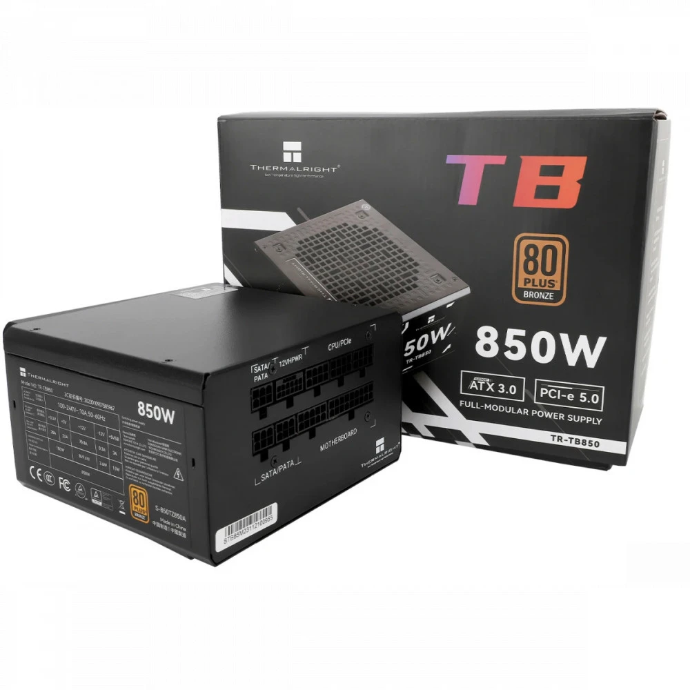 Блок питания Thermalright TR-TB850 850 Вт, 80+ Bronze