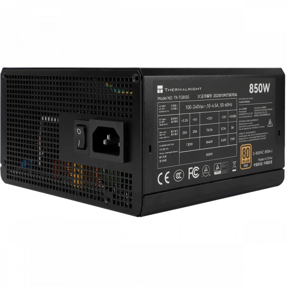 Блок питания Thermalright TR-TG 850S 850 Вт, 80+ Gold