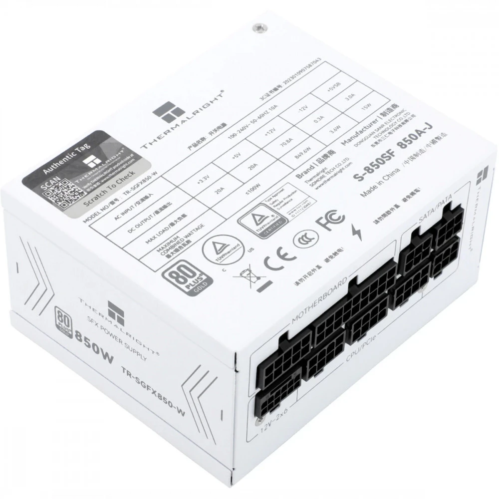 Блок питания Thermalright TR-SGFX 850W 850 Вт, 80+ Gold