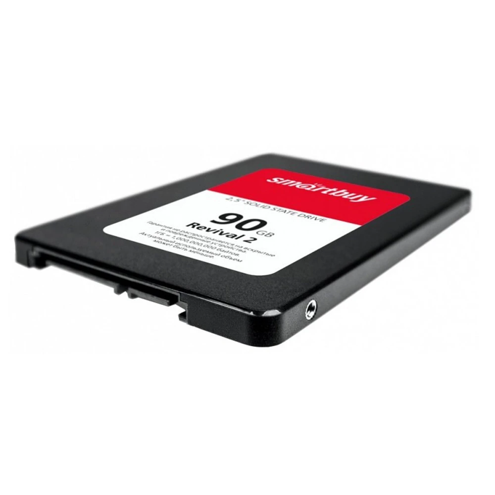 Жесткий диск SmartBuy SSD 90Gb Revival 2 SB090GB-RVVL2-25SAT3 SSD (твердотельные), 90 ГБ, 2.5 дюйма, SATA