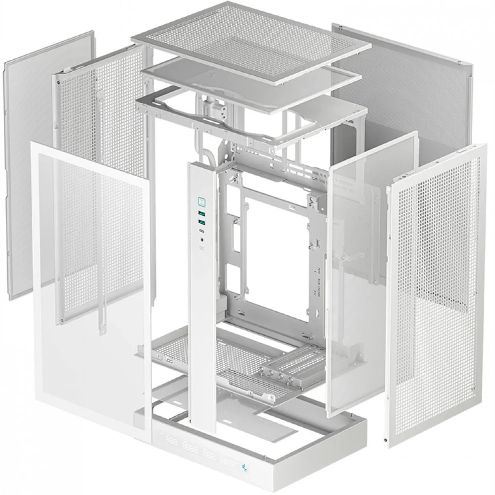 Корпус Deepcool CH270 Digital White R-CH270-WHNDM0-G-1 Mini-Tower