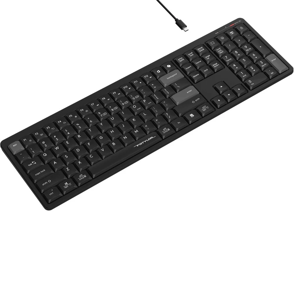 Клавиатура A4Tech Fstyler FBX55C Black FBX55C BLACK Беспроводная, Bluetooth