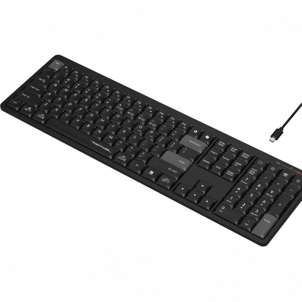Клавиатура A4Tech Fstyler FBX55C Black FBX55C BLACK Беспроводная, Bluetooth