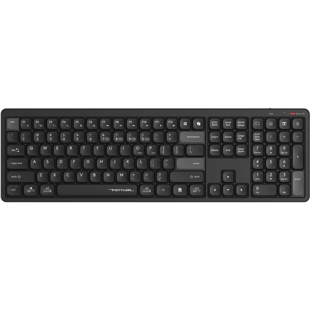 Клавиатура A4Tech Fstyler FBX55C Black FBX55C BLACK Беспроводная, Bluetooth
