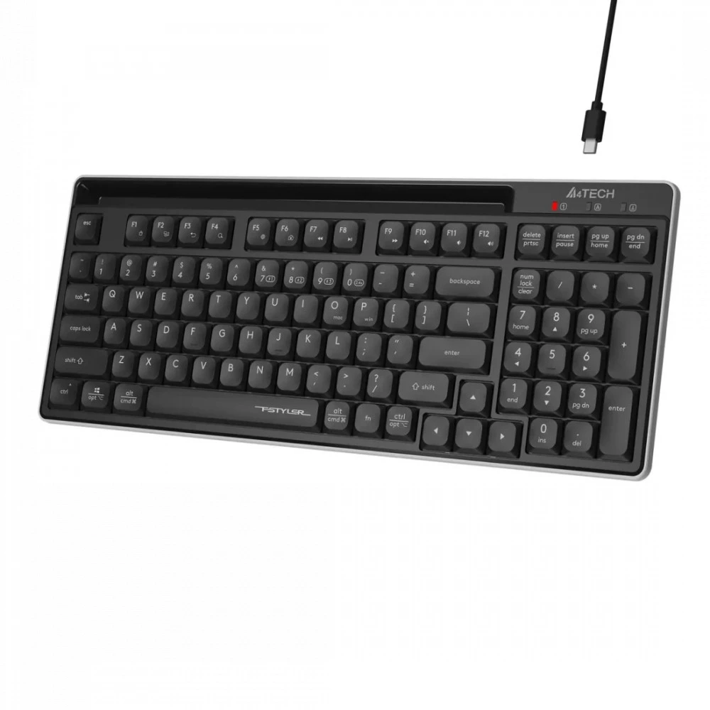 Клавиатура A4Tech Fstyler FBX70C BLACK Беспроводная, Bluetooth