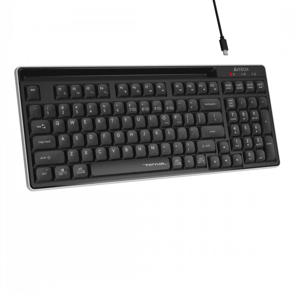 Клавиатура A4Tech Fstyler FBX70C BLACK Беспроводная, Bluetooth