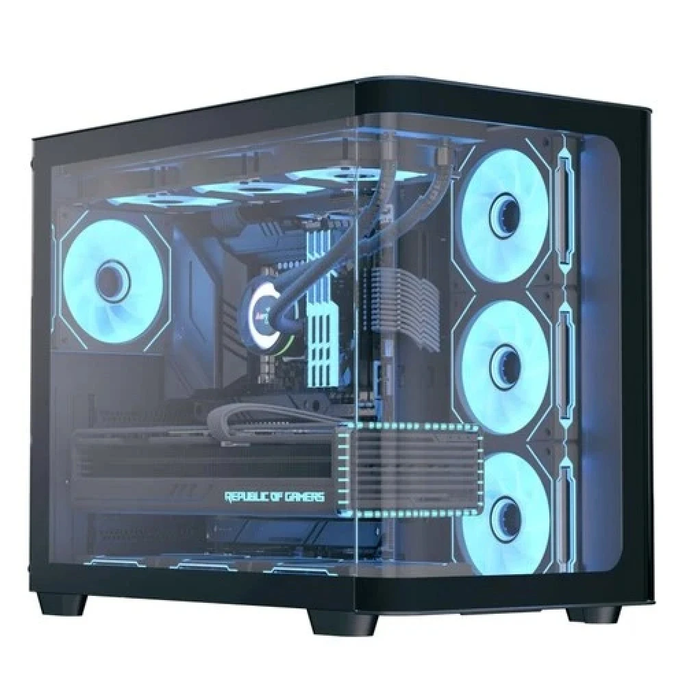 Корпус Aerocool P500C Black P500C-G-BK-V1 Mid-Tower