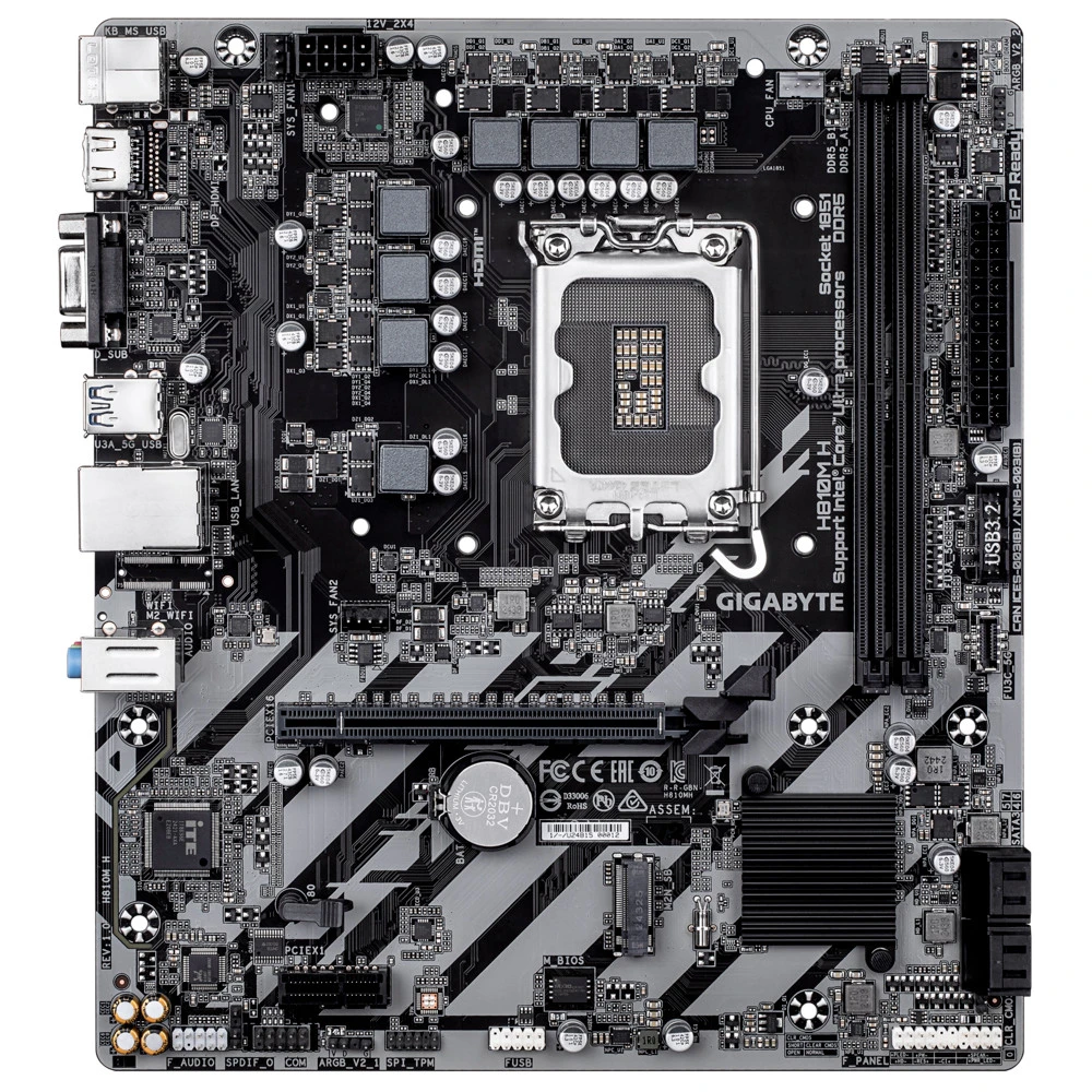 Материнская плата Gigabyte H810M H Micro-ATX, LGA 1851