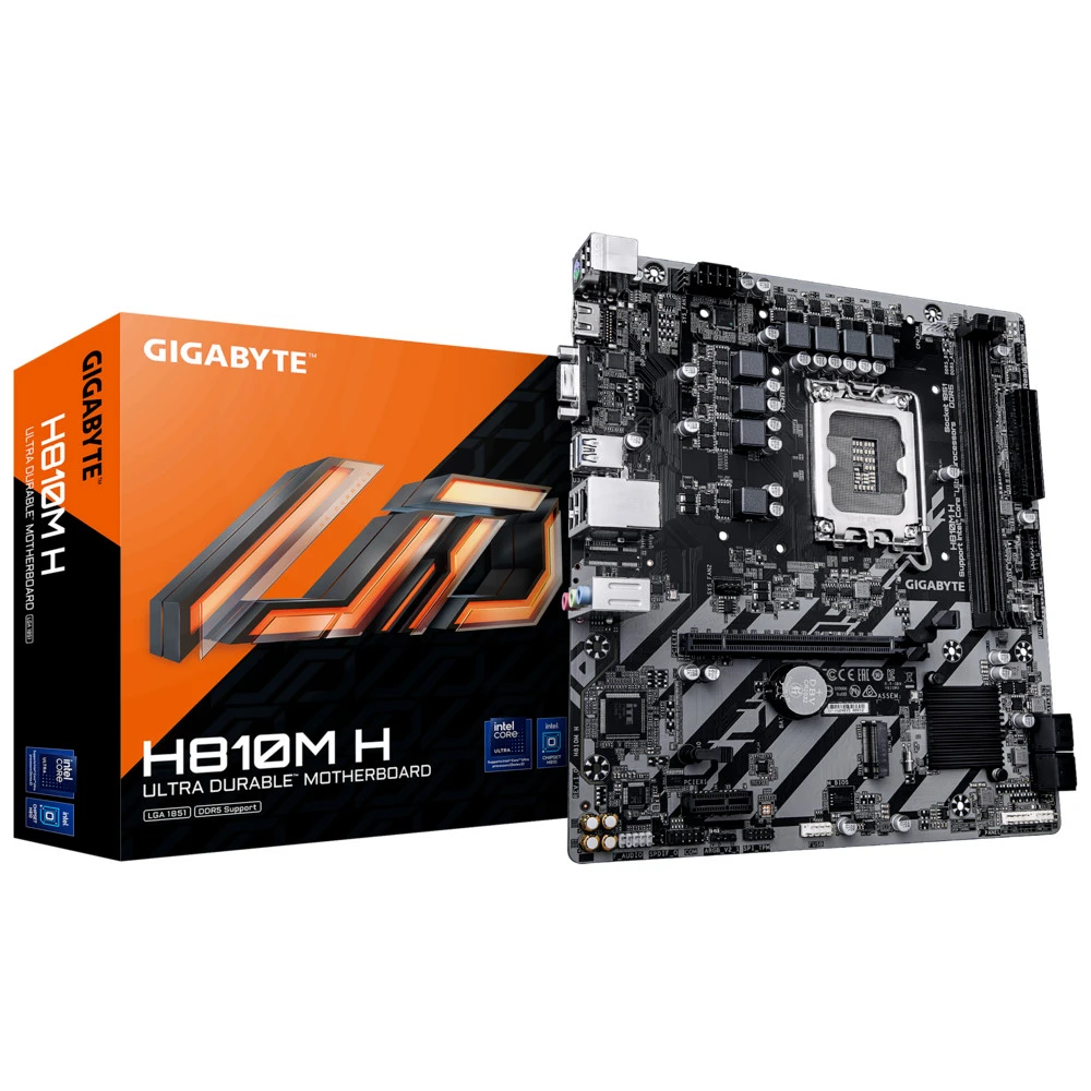 Материнская плата Gigabyte H810M H Micro-ATX, LGA 1851