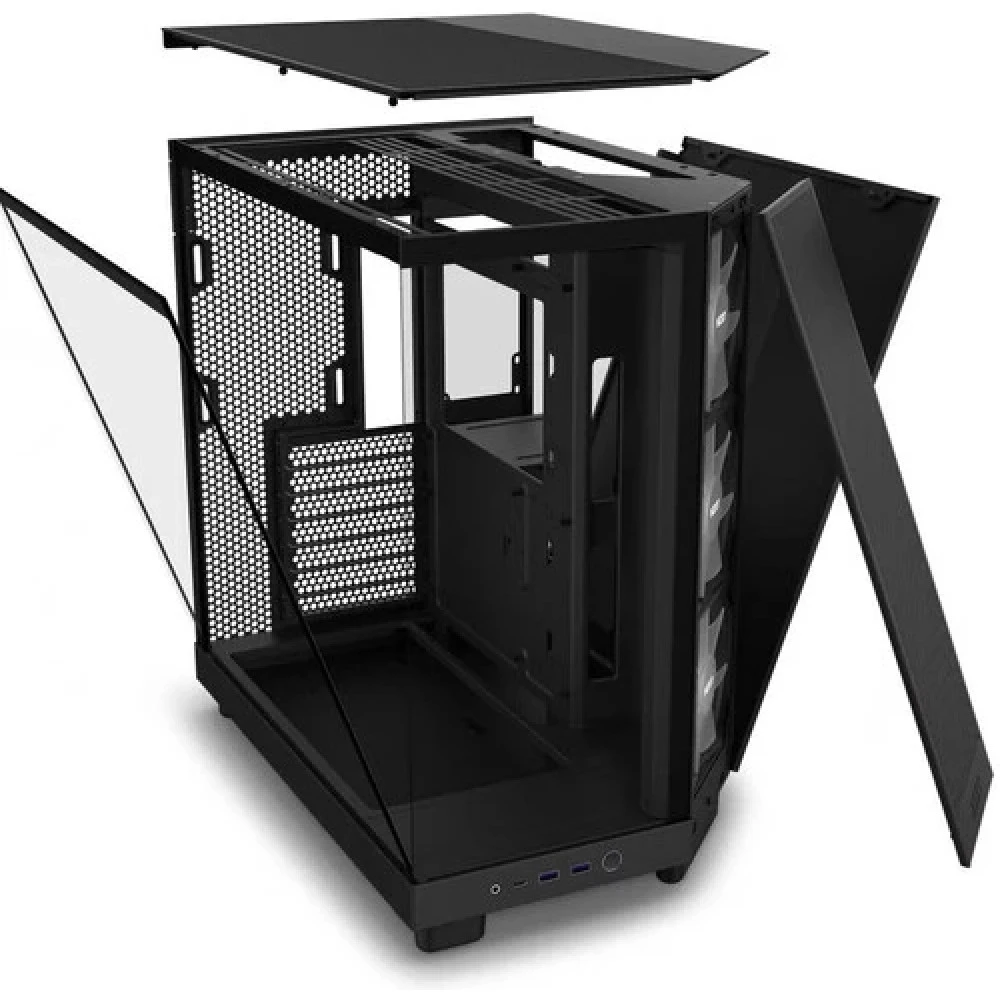 Корпус NZXT H6 Flow RGB Black CC-H61FB-R1 Mid-Tower