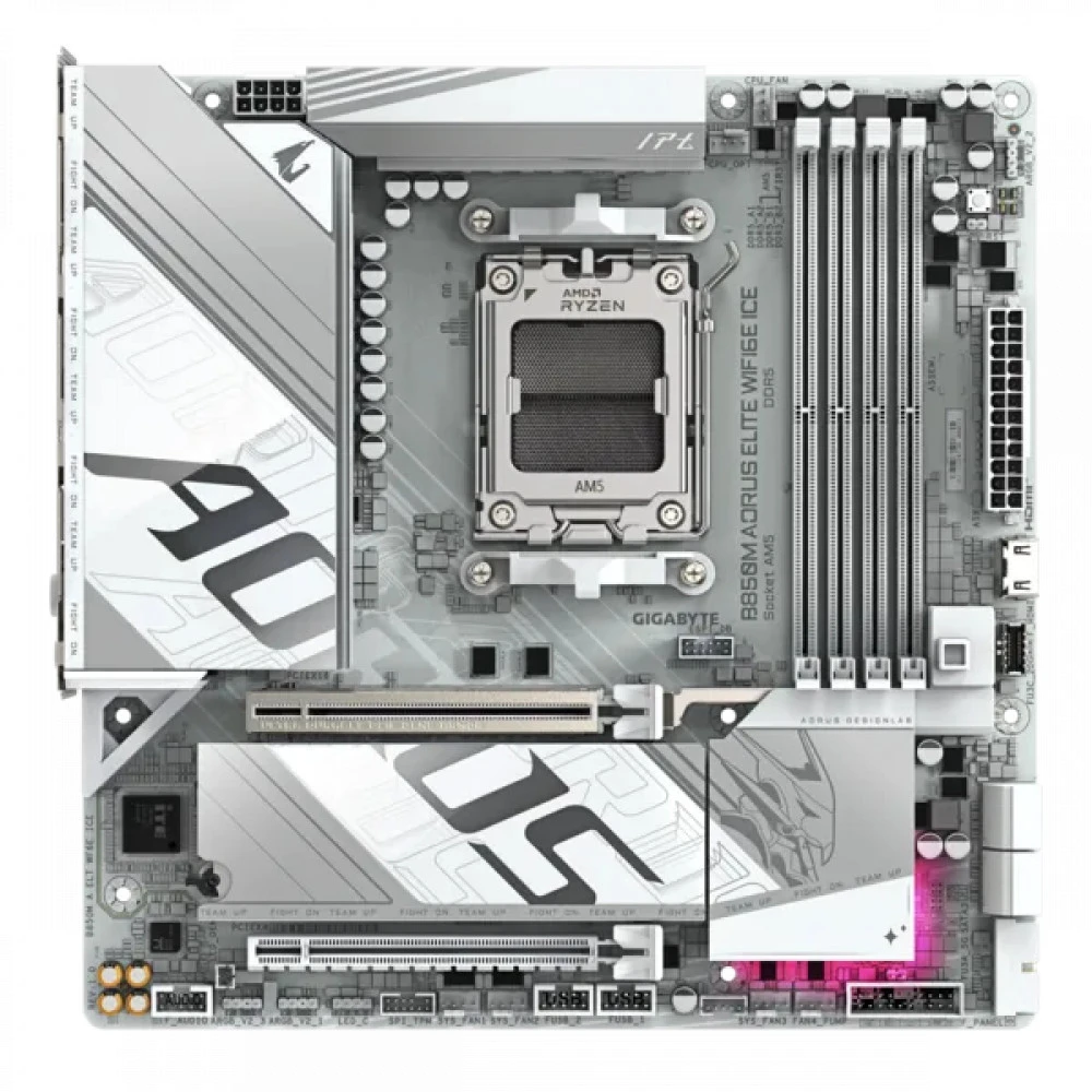 Материнская плата Gigabyte B850M A ELT WF6E ICE 1.1 Micro-ATX, AMD AM5
