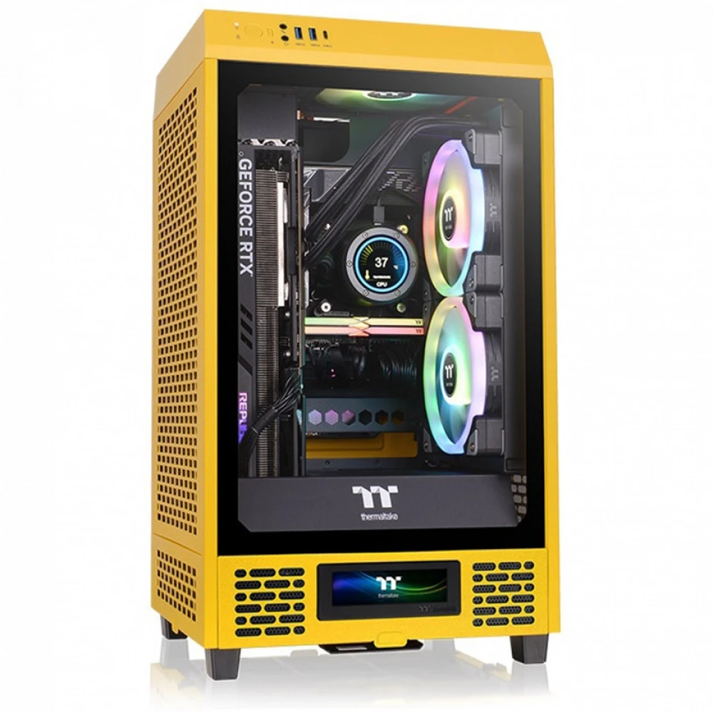 Аксессуар для ПК и Ноутбука Thermaltake Панель LCD, The Tower 200 Bumblebee AC-067-OO4NAN-A1 LCD панель для корпуса