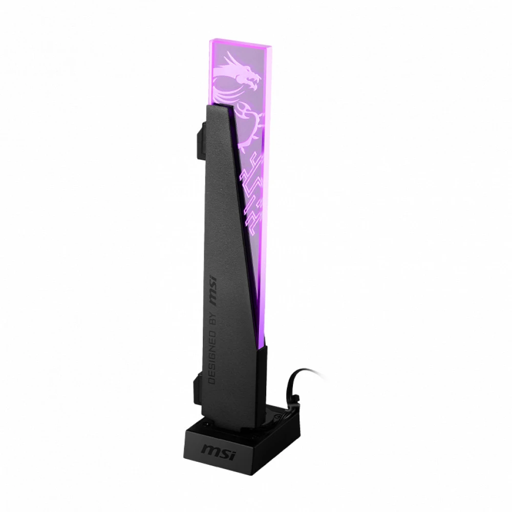 Аксессуар для ПК и Ноутбука MSI MPG ARGB GRAPHICS CARD STAND MPG ARGB GRAPHICS CARD STAND Black Держатель