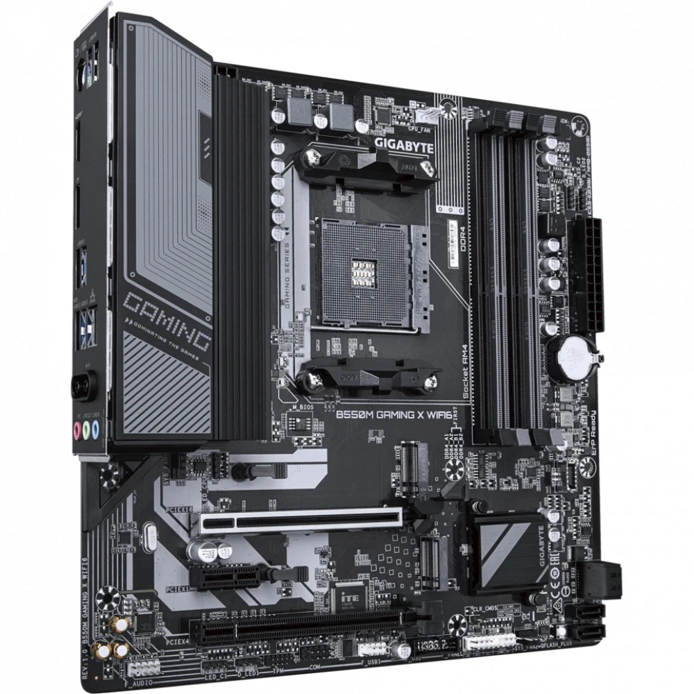 Материнская плата Gigabyte B550M GAMING X WIFI6 Micro-ATX, AMD AM4