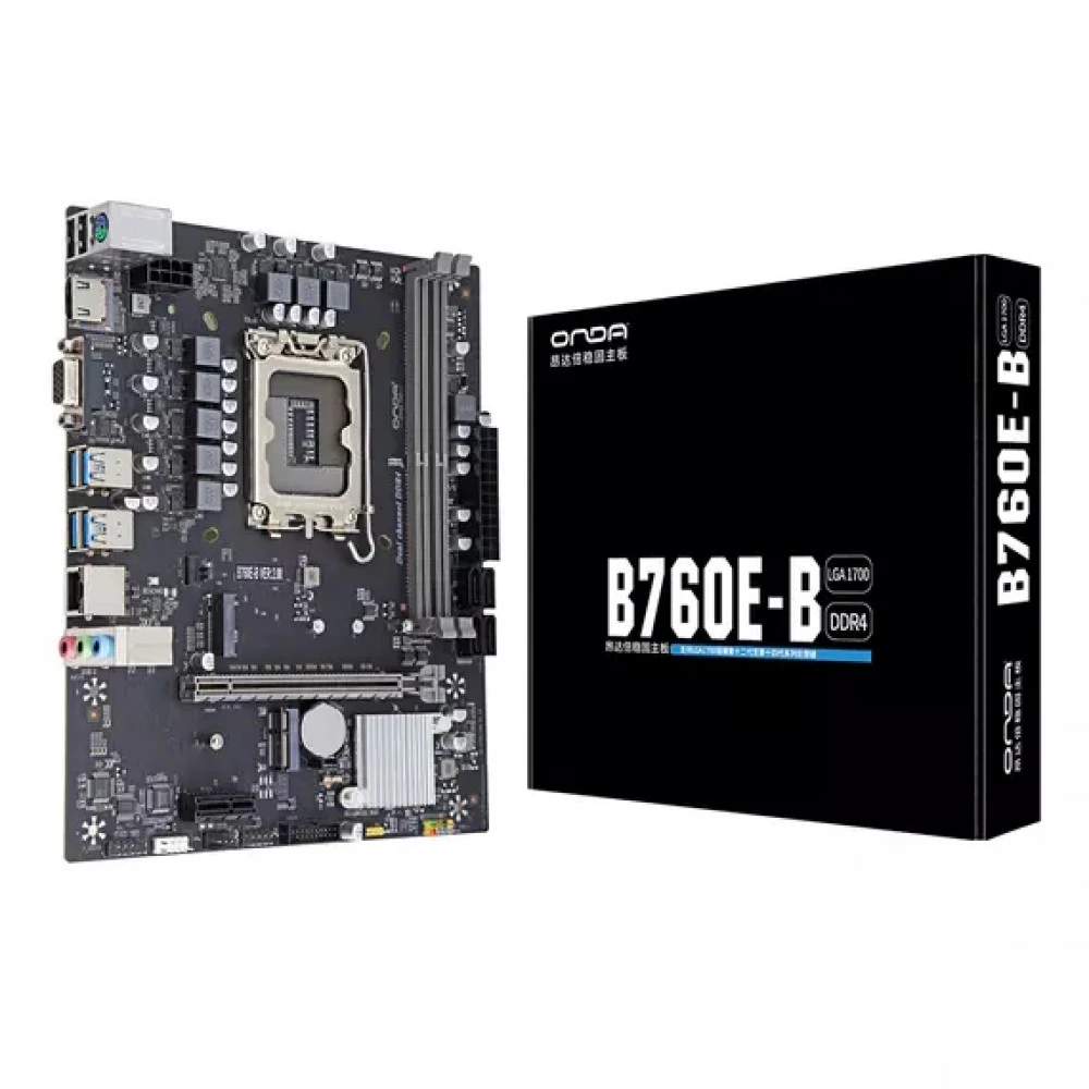 Материнская плата Onda B760E-B2.01 Micro-ATX, LGA 1700