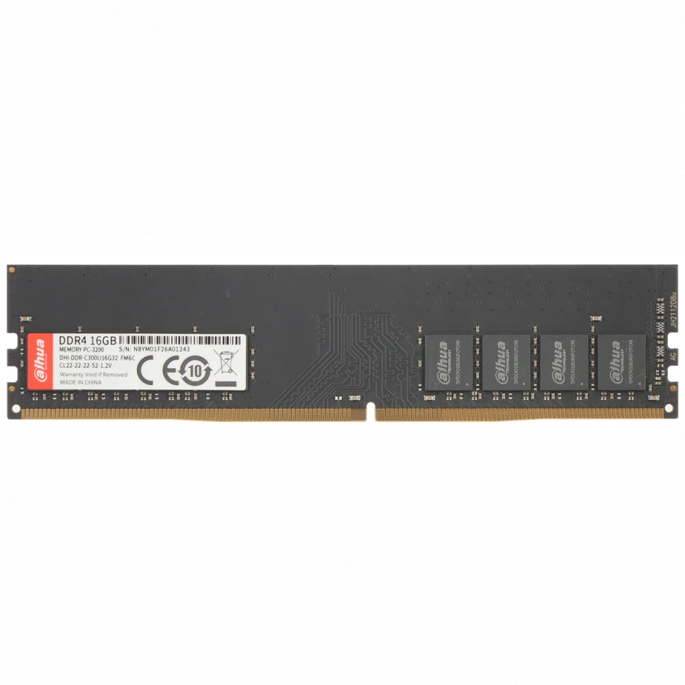 ОЗУ Dahua DHI-DDR-C300U16G32-BULK DIMM, DDR4, 16 Гб, 3200 МГц