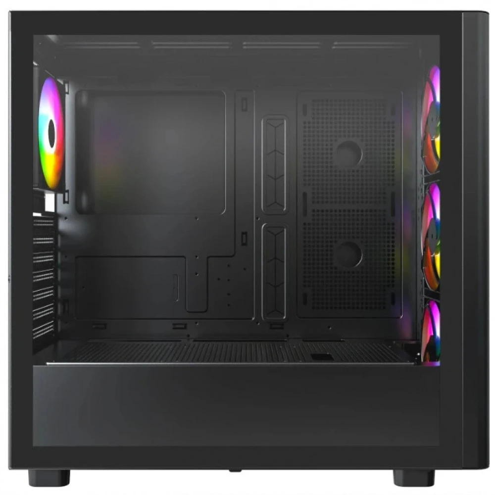 Корпус Montech XR WOOD BLACK Mid-Tower