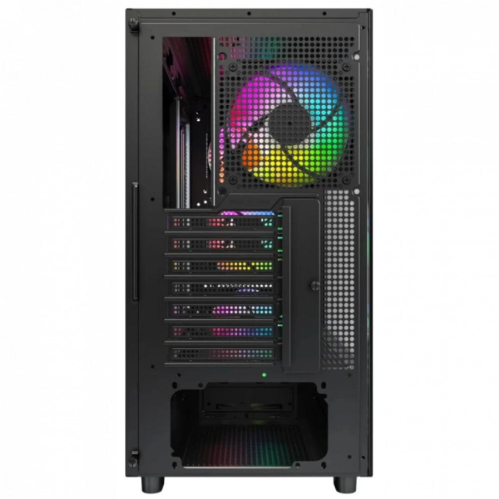 Корпус Montech XR WOOD BLACK Mid-Tower