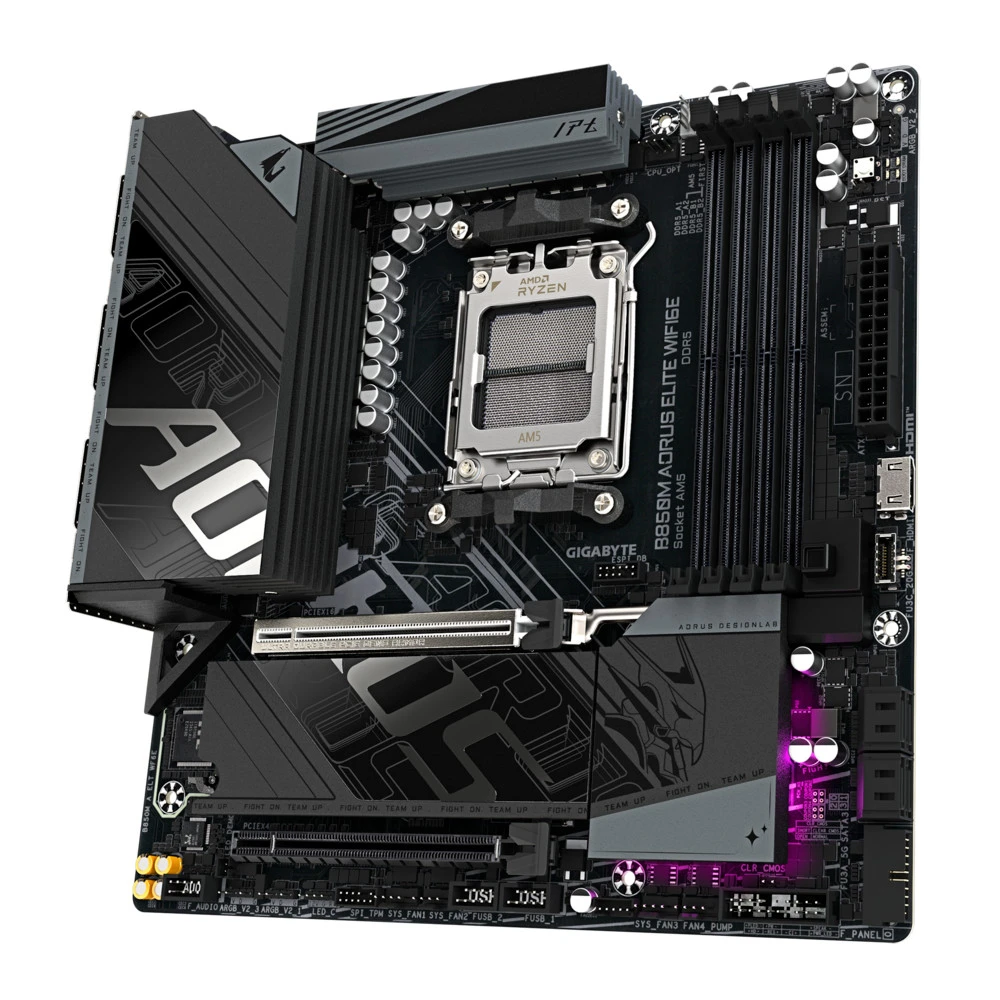 Материнская плата Gigabyte B850M A ELT WF6E Micro-ATX, AMD AM5
