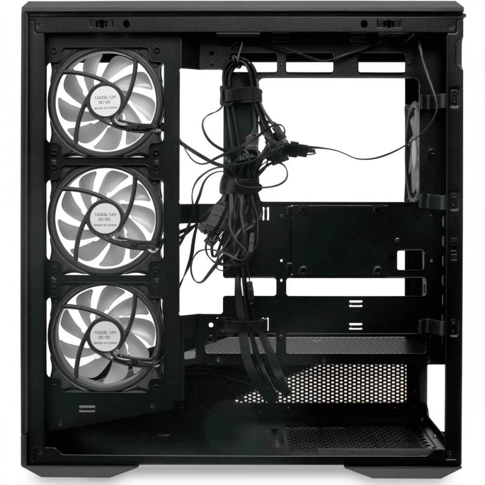 Корпус HSPD F711-TGBK-ARGB Black F711-TGBK- ARGB Mid-Tower